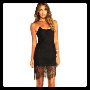For Love and Lemons Black Swan dress (XS)